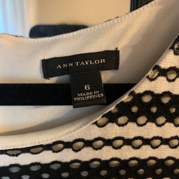 Ann Taylor white & black dress - Picture 6 of 7